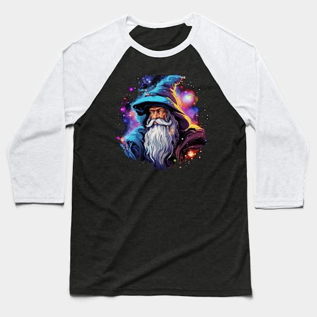 wizard Baseball T-Shirt by weirdesigns